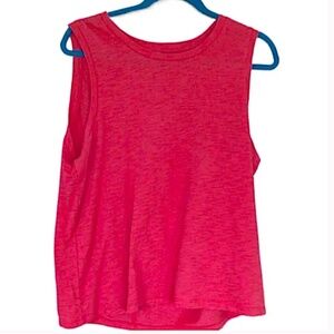 Gap Forever Soft Womens Red Tank Top, L